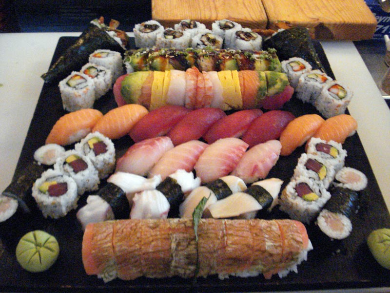 smoked salmon and rainbow